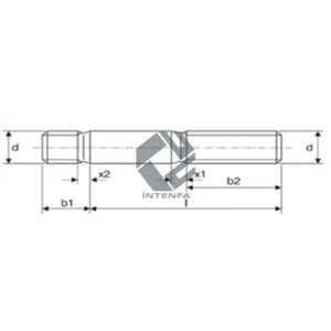 10.9 Grade DIN 938 Stud Bolts