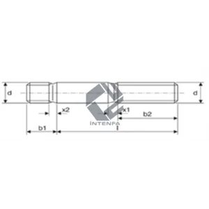 10.9 Grade DIN 939 Stud Bolts