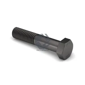 12.9 Grade DIN 931 - ISO 4014 - UNI 5737 Hexagon Head Bolts Half Threaded Plain Black