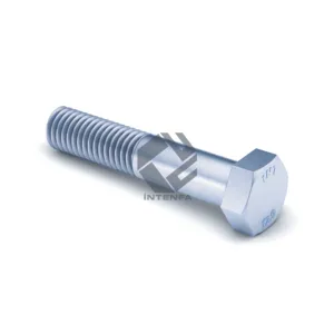 12.9 Grade DIN 931 - ISO 4014 - UNI 5737 Hexagon Head Bolts Half Threaded Zinc Plated