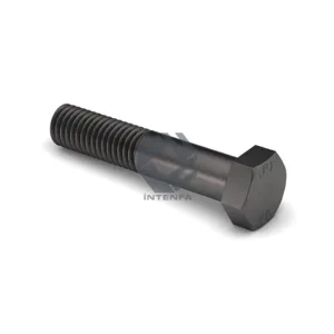 4.6 Grade DIN 931 - ISO 4014 - UNI 5737 Hexagon Head Bolts Half Threaded Plain Black