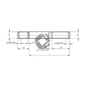 5.8 Grade DIN 835 Stud Bolts