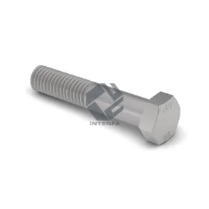 5.8 Grade DIN 931 - ISO 4014 - UNI 5737 Hexagon Head Bolts Half Threaded Hot Dip Galvanized HDG