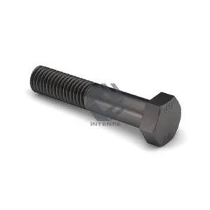 5.8 Grade DIN 931 - ISO 4014 - UNI 5737 Hexagon Head Bolts Half Threaded Plain Black