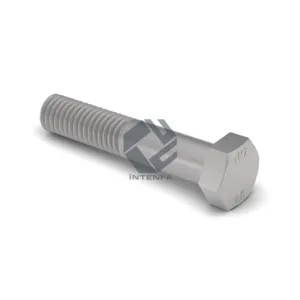 8.8 Grade DIN 931 - ISO 4014 - UNI 5737 Hexagon Head Bolts Half Threaded Hot Dip Galvanized HDG