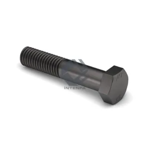 8.8 Grade DIN 931 - ISO 4014 - UNI 5737 Hexagon Head Bolts Half Threaded Plain Black