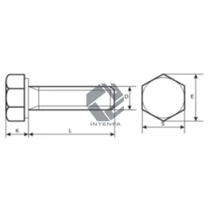 ASTM A193 Grade B7 ASME B18.2.1 Heavy Hex Bolts Full Threaded Geomet