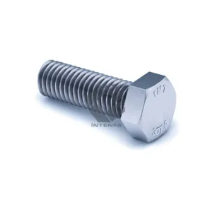 ASTM A307 Grade A ASME B18.2.1 Hex Bolts Full Threaded Zinc Plated