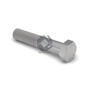 EN 15048 SB ( Structural Bolting ) 8.8 Grade DIN 931 - ISO 4014 Hexagon Head Bolts Half Threaded Hot Dip Galvanized HDG